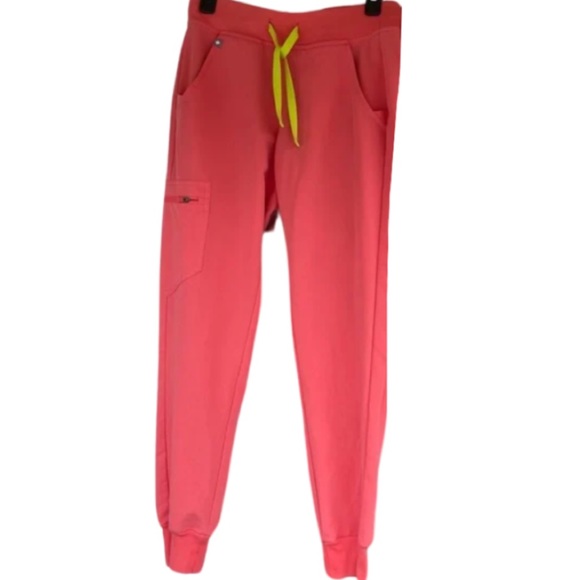 FIGS Limited Edition Hot Coral Pant - Picture 3 of 11